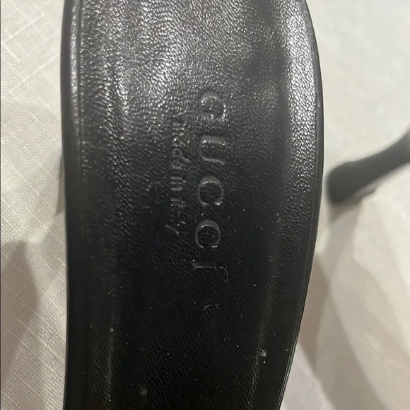 Gucci Black Leather Horsebit Mules - Picture 2 of 8